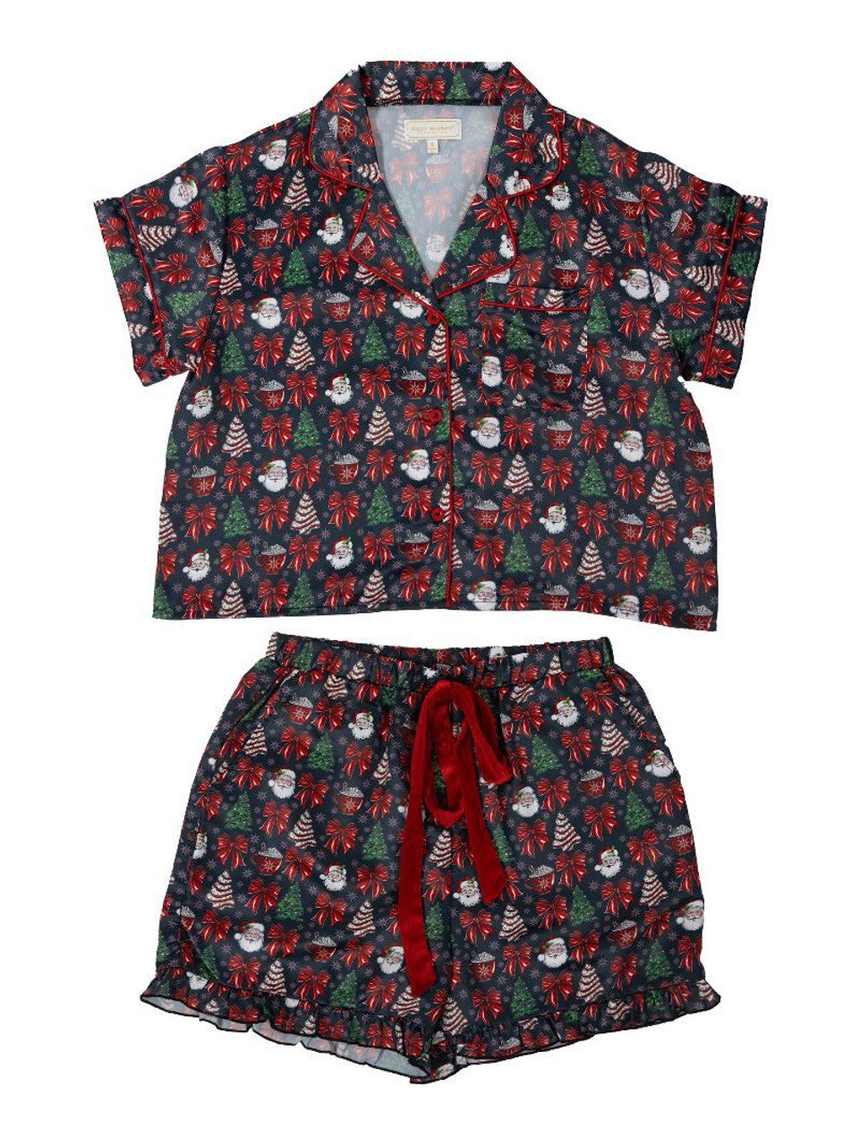 SIMPLY SOUTHERN WOMENS CHRISTMAS PAJAMAS SANTA