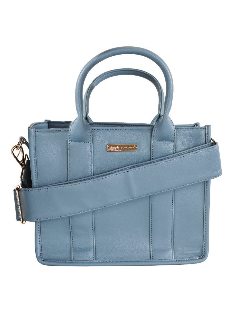 Simply Southern blue leather crossbody