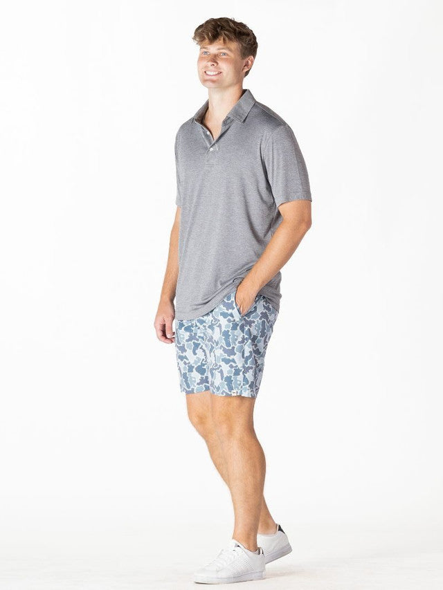 Mens Simply Southern Blue Camo Shorts