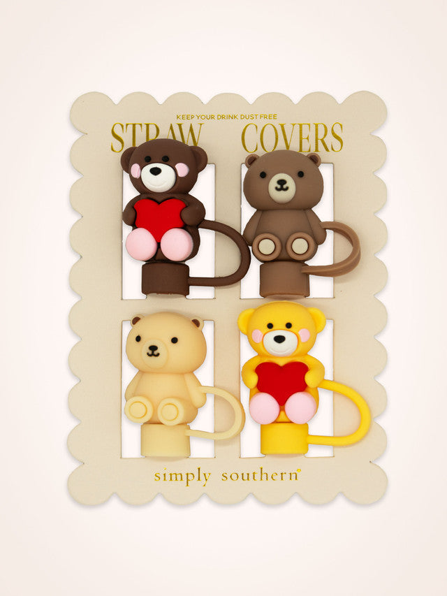 SIMPLY SOUTHERN STRAW COVER BEAR