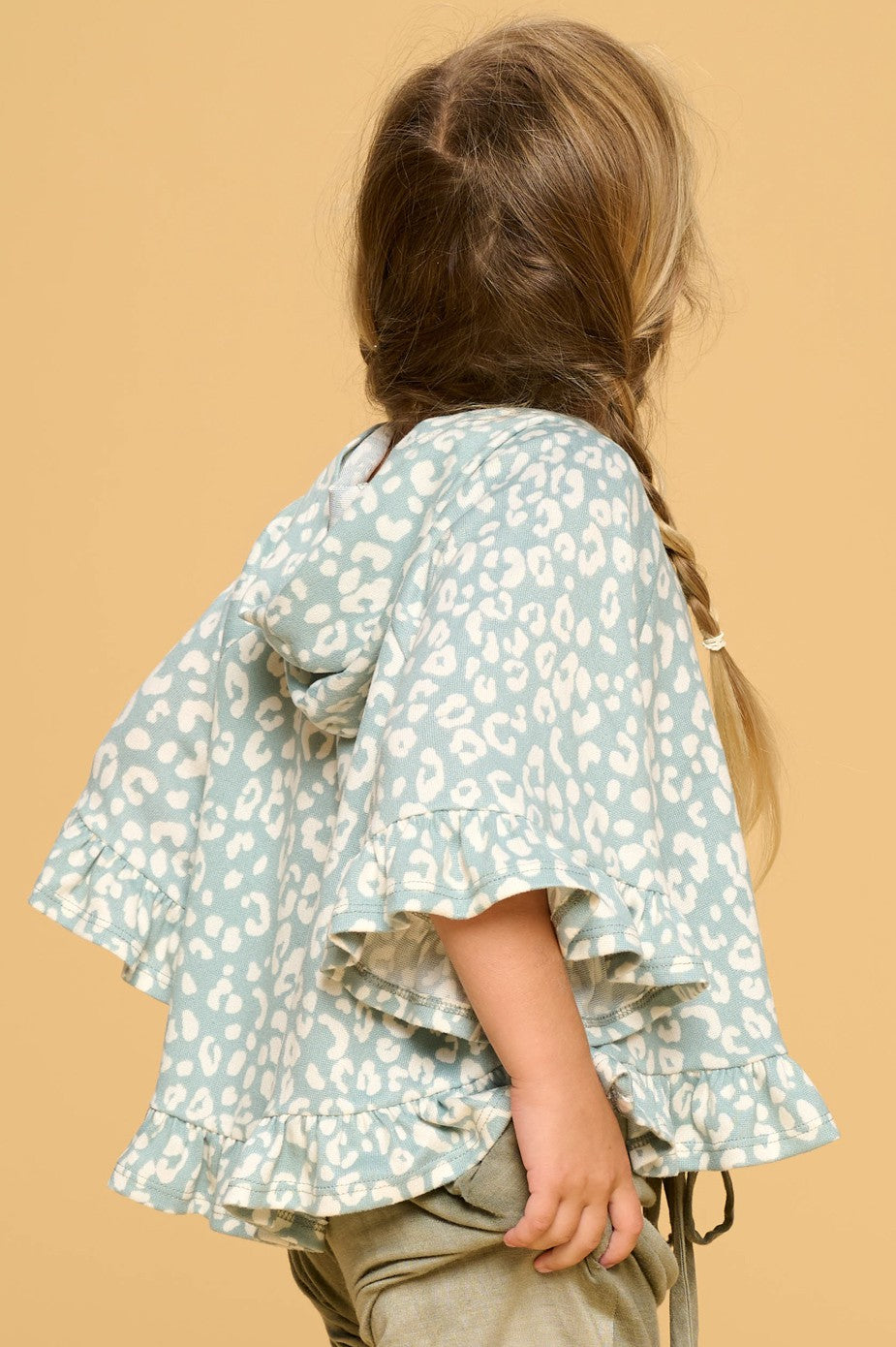 Leopard print 3/4 sleeve Top