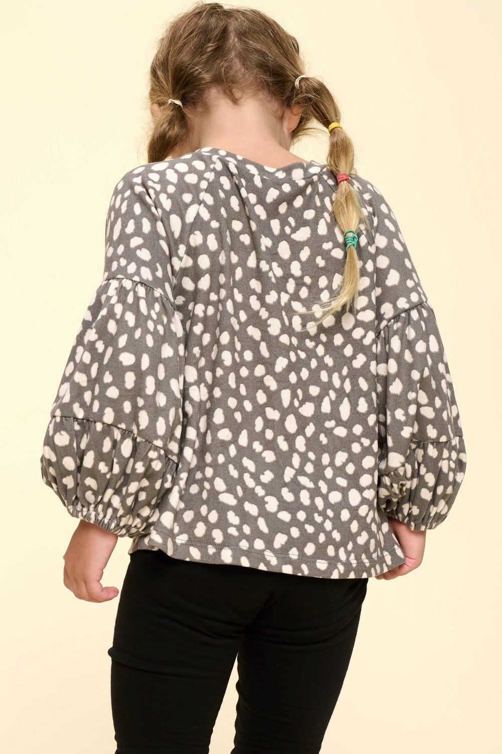 Floral Dot Long Sleeve Top
