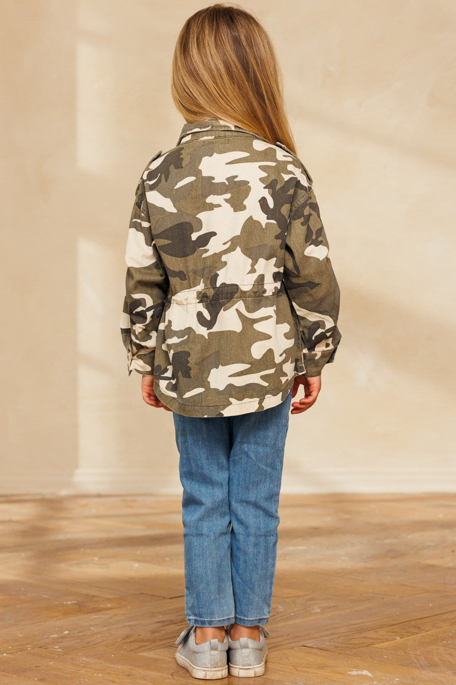 Girls Camo Utillity Jacket