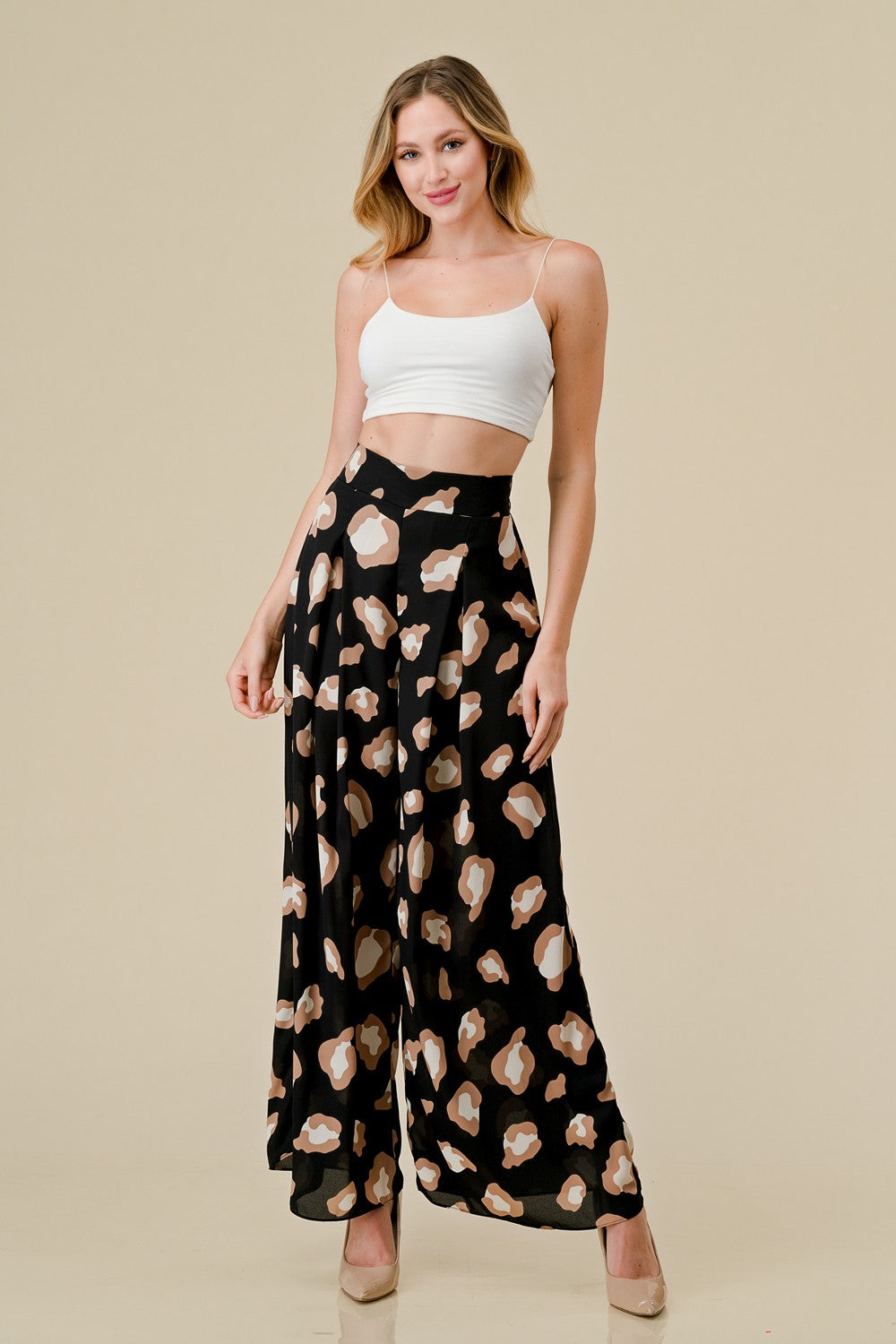 Palazzo Pants Leopard
