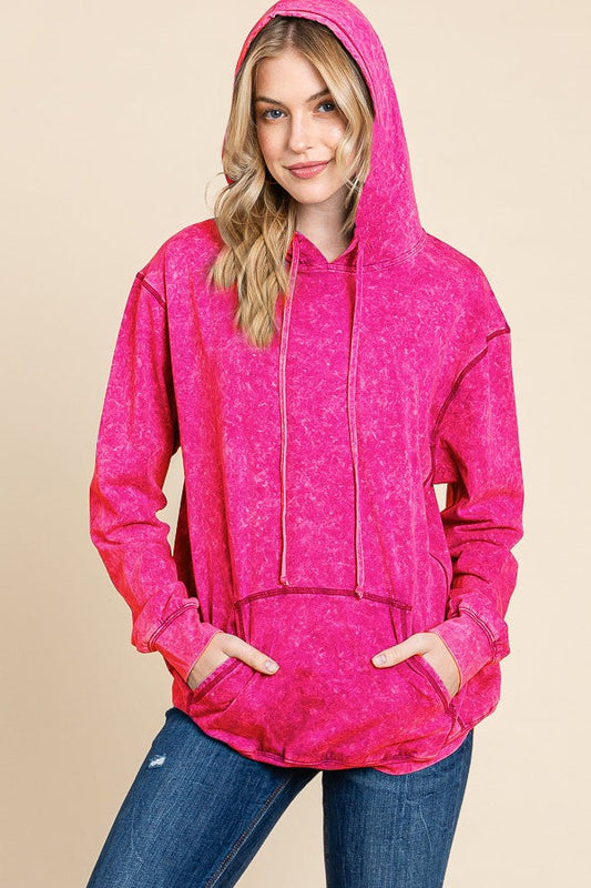 Cotton Mineral Wash Hoodie