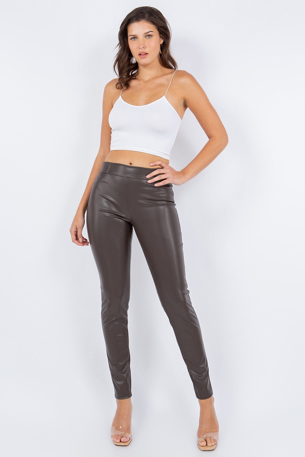 Faux Leather Leggings