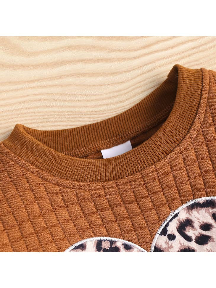 Toddler Leopard Flared Pant 2 piece Set