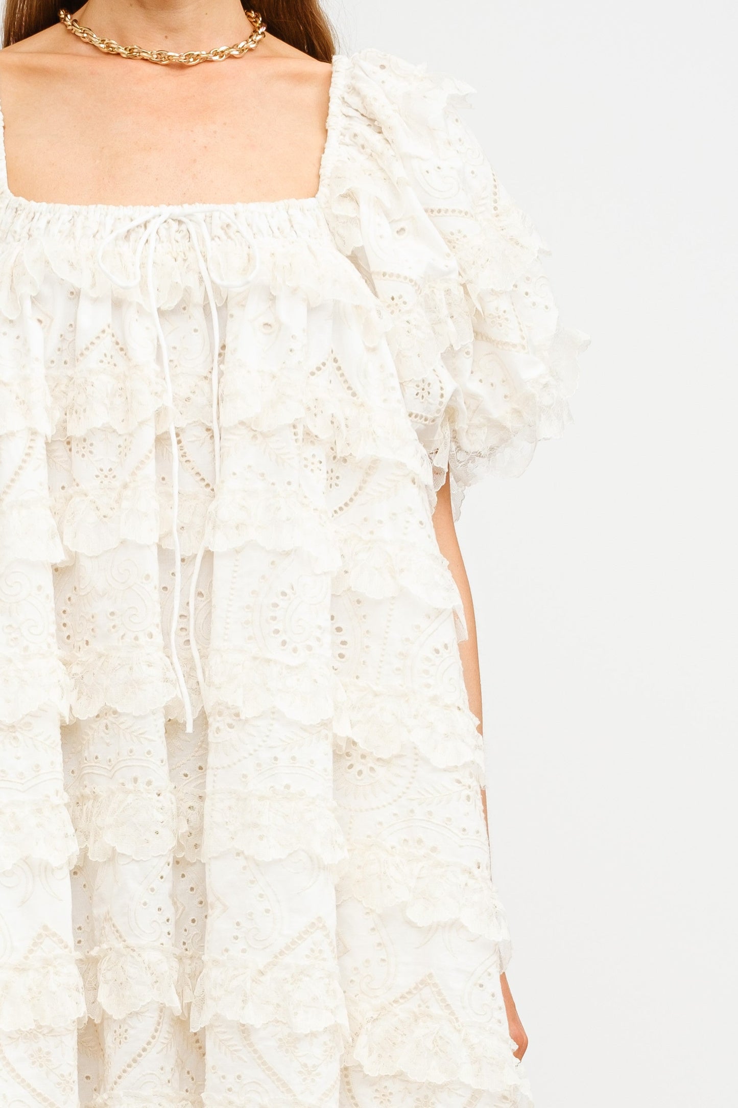 Maddy Lace Babydoll Dress