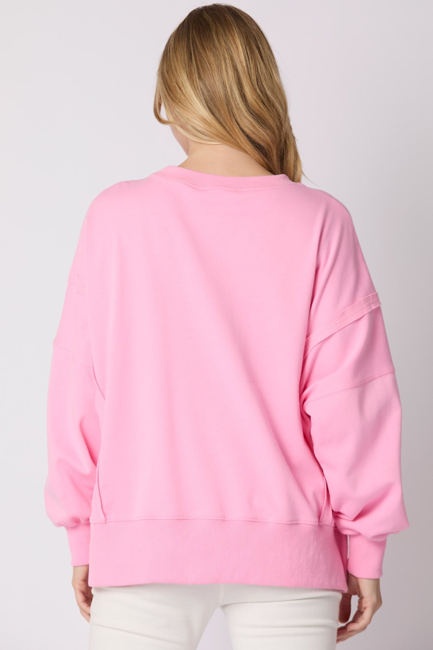 Christmas Lights Sequin Applique Sweatshirt