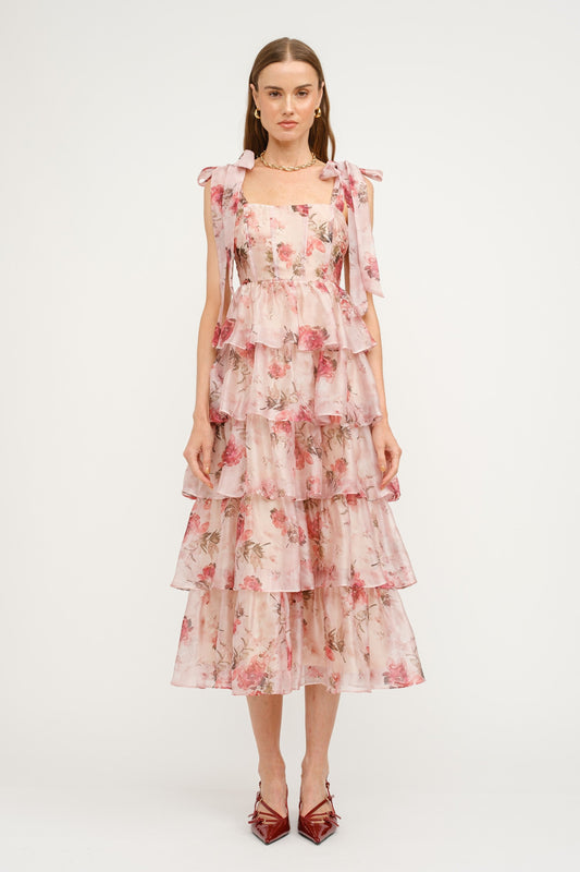 Delilah Floral Tiered Dress