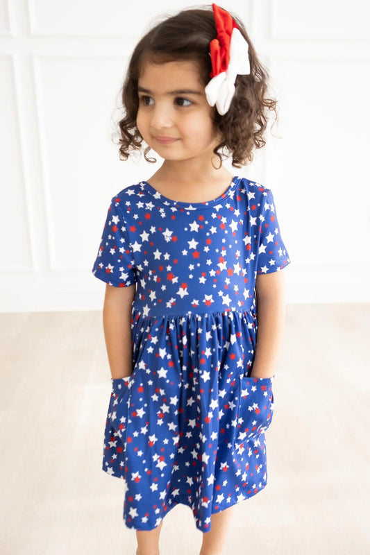 Star Bright Pocket Twirl Dress