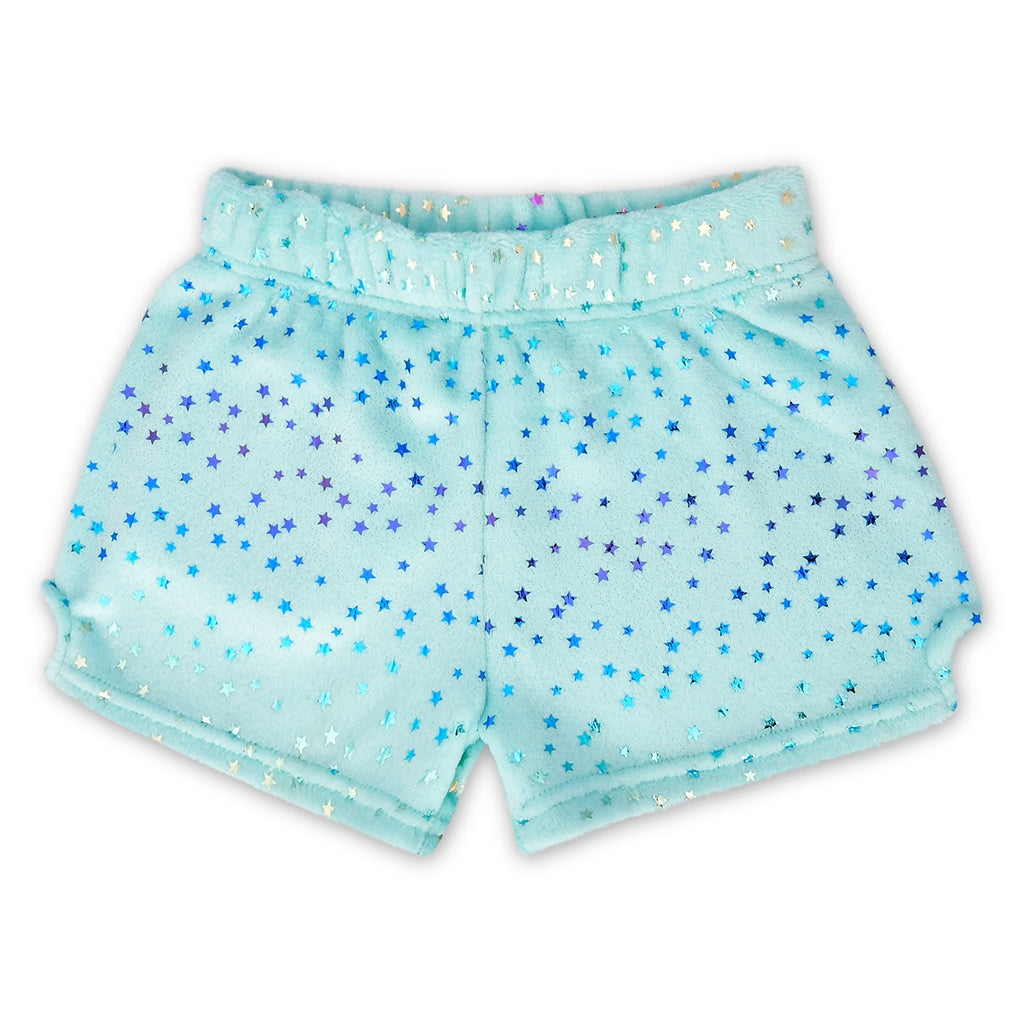 Kids Plush Graphic Shorts