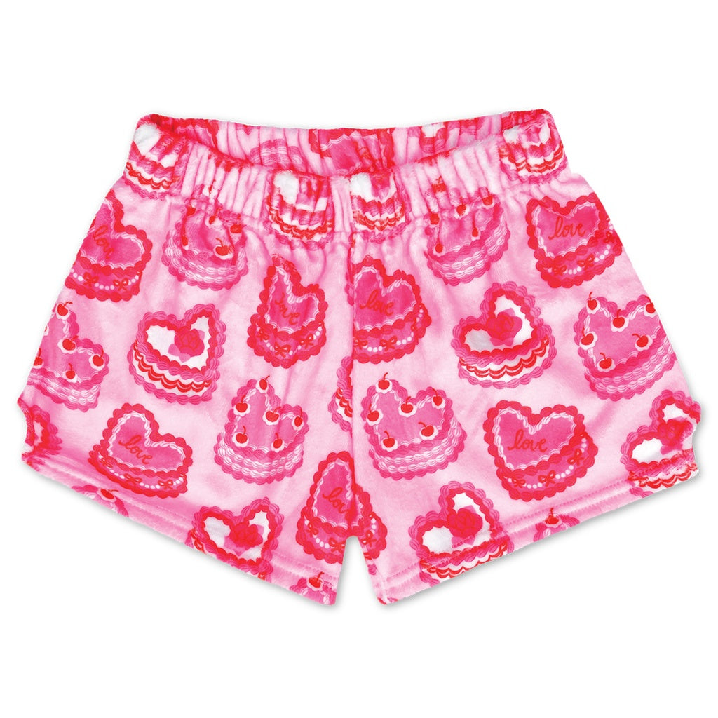 Kids Plush Graphic Shorts