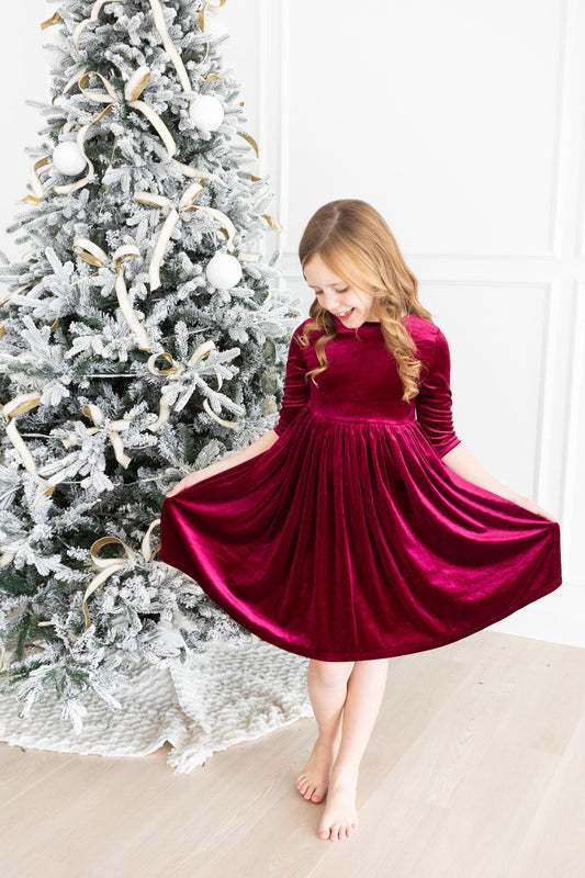 Velvet Twirl Dress