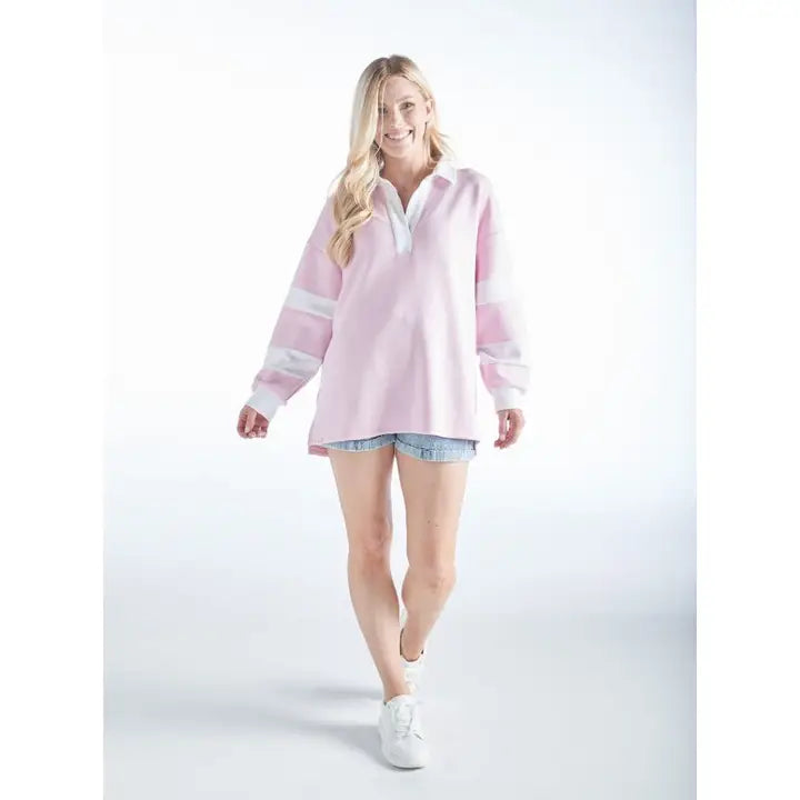 SIMPLY SOUTHERN MACY PINK SHIRT