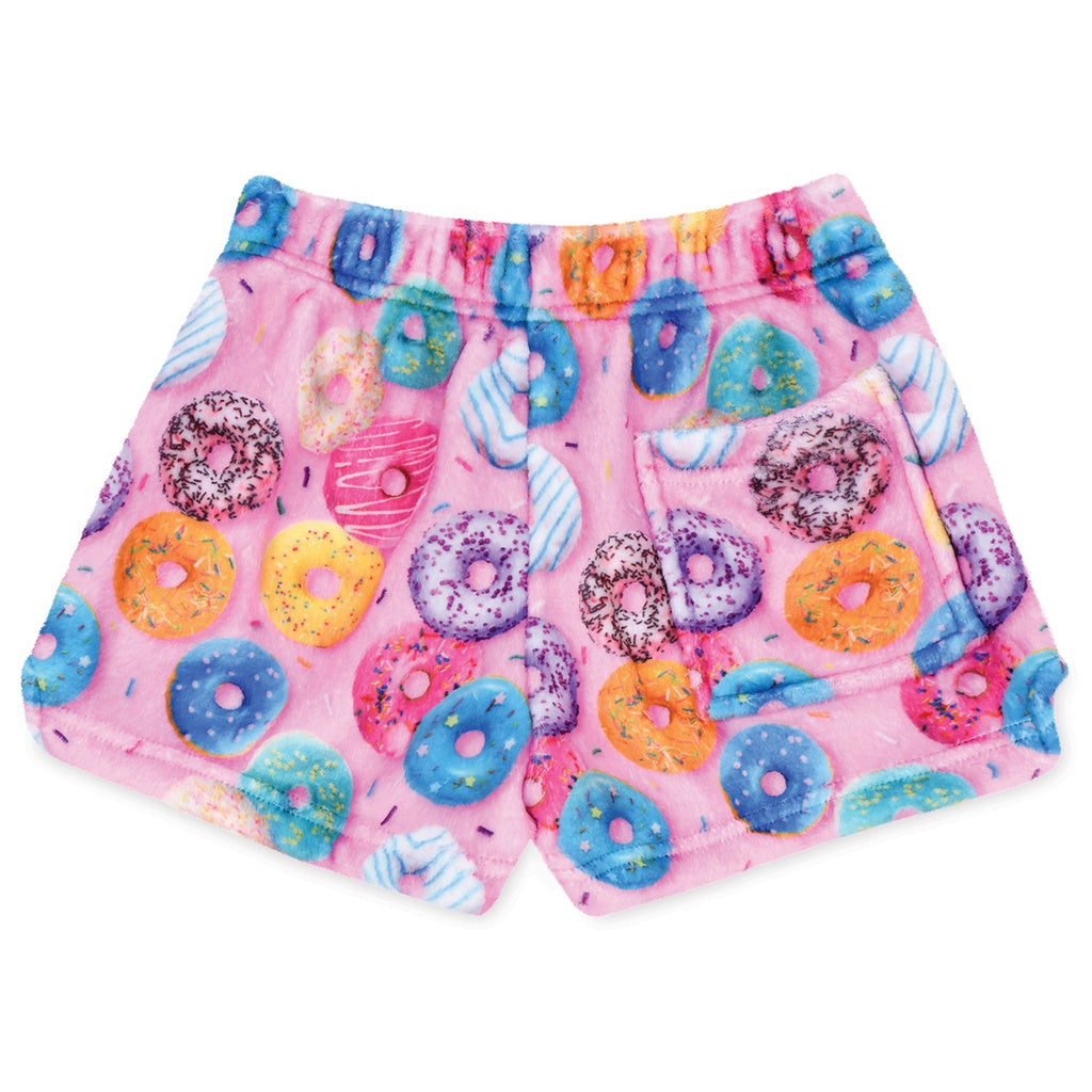 Kids Plush Graphic Shorts