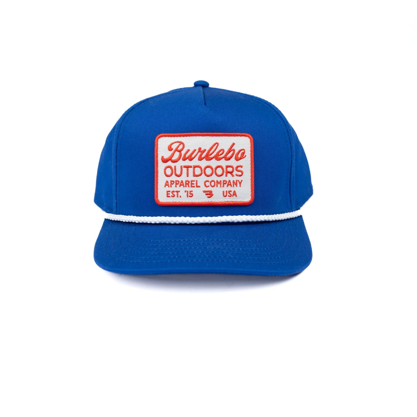 Burlebo Blue Retro Patch Hat