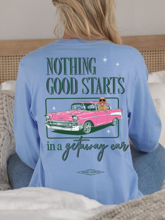 Simply Southern Nothin Good Long Sleeve Tshirt