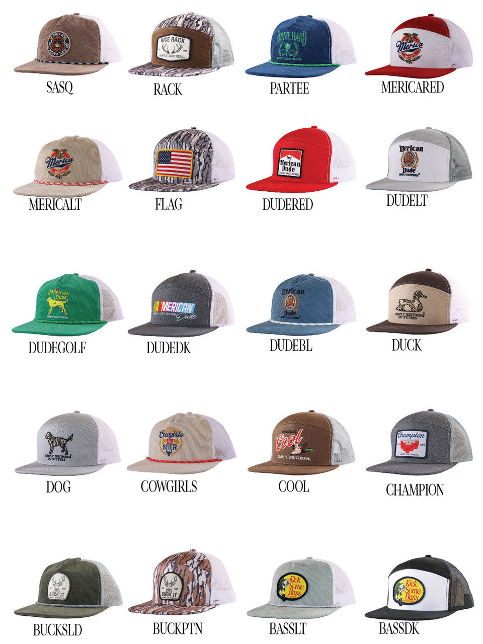 Simply Southern Mens Hats