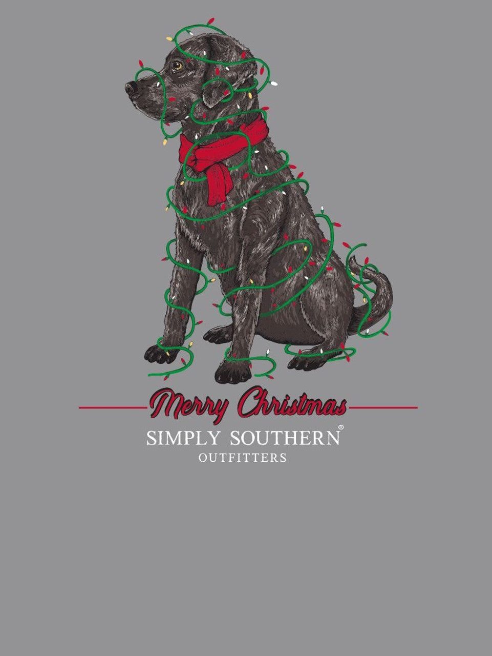 Simply Southern Merry Christmas Dog Long Sleeve T-shirt