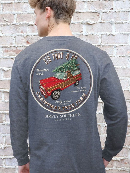 Simply Southern Christmas Tree Farm Long Sleeve T-Shirt