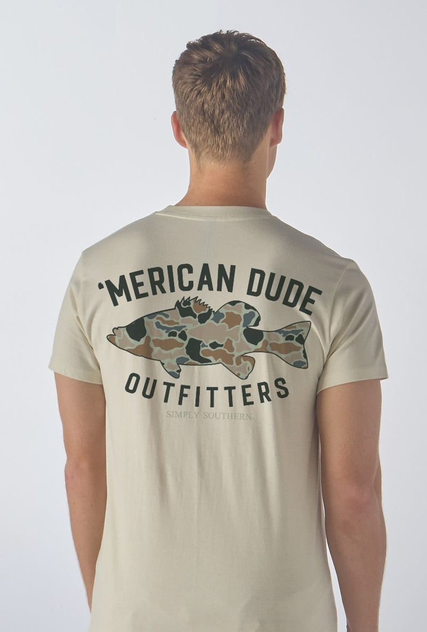 Simply Southern mens camo fish