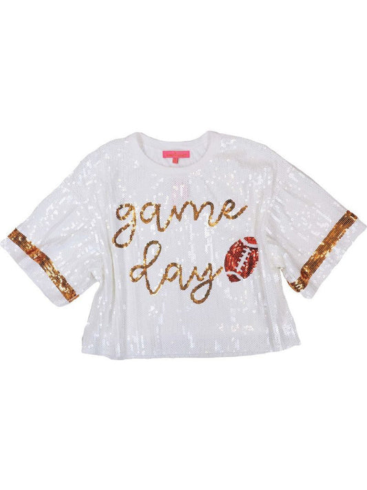 Simply Southern Game Day Sequin Top