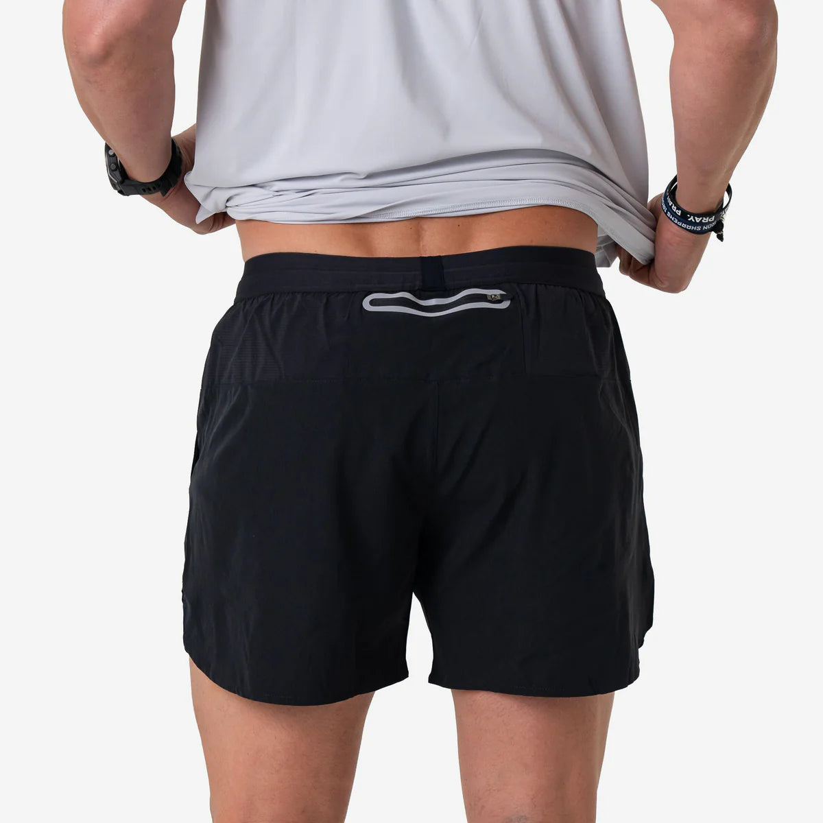 Mens Burlebo Black Training Shorts