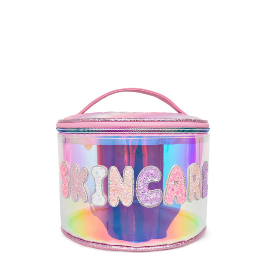 Skincare Round Train Case