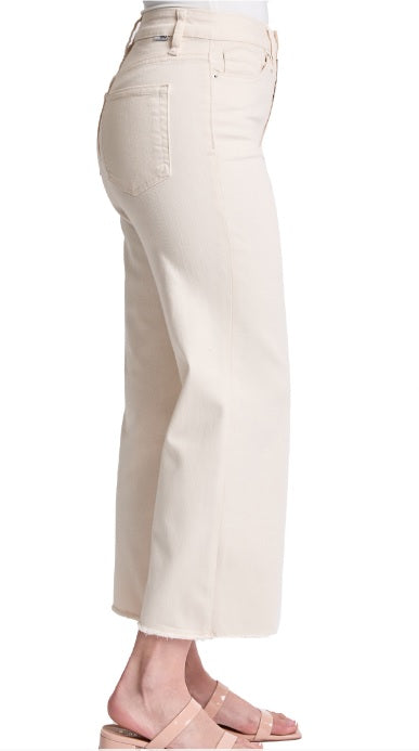 Latte Chloe Cropped Wide Leg Jeans