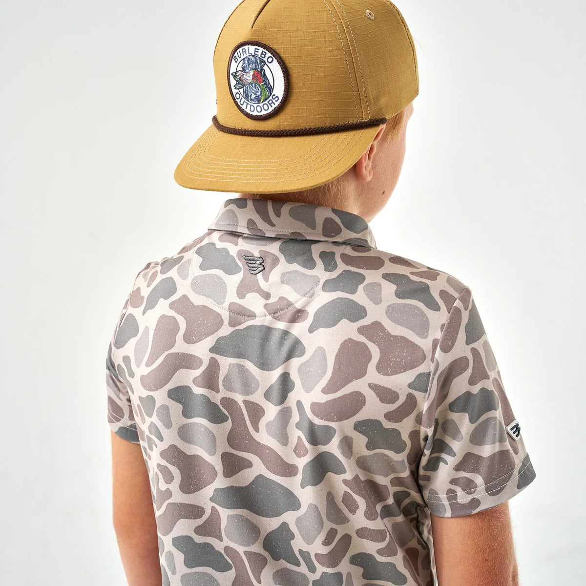 Burlebo Youth Classic Deer Camo Polo