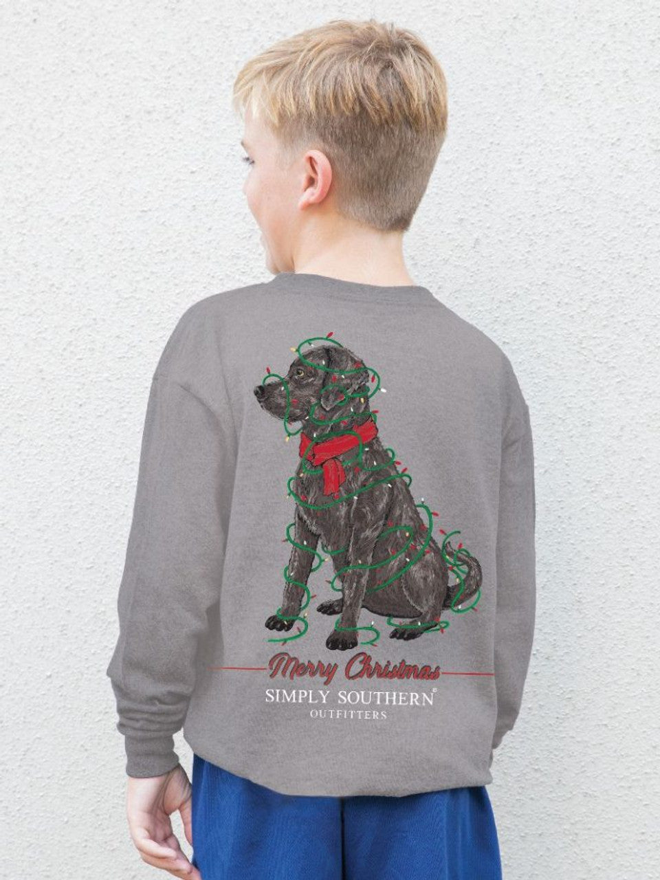 Simply Southern Merry Christmas Dog Long Sleeve T-shirt