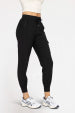 Mono B High-Waisted Capri Joggers with Pockets