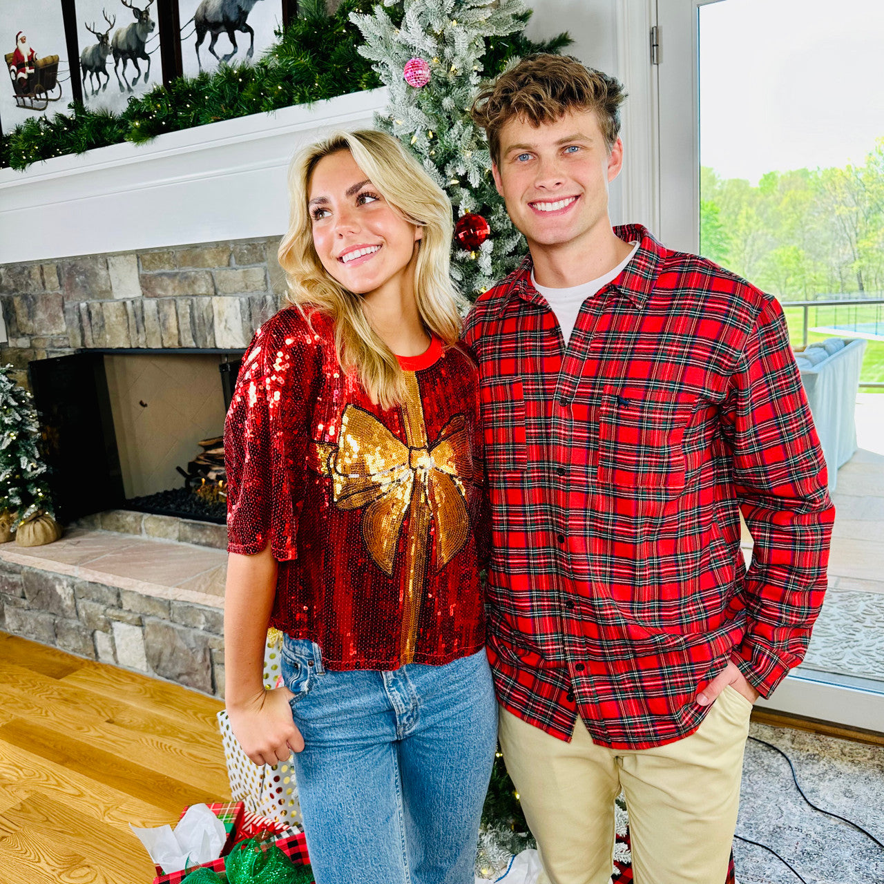 Simply Southern Plaid Button Down Shacket