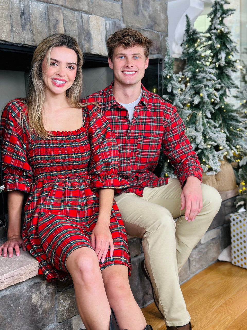 Simply Southern Plaid Button Down Shacket