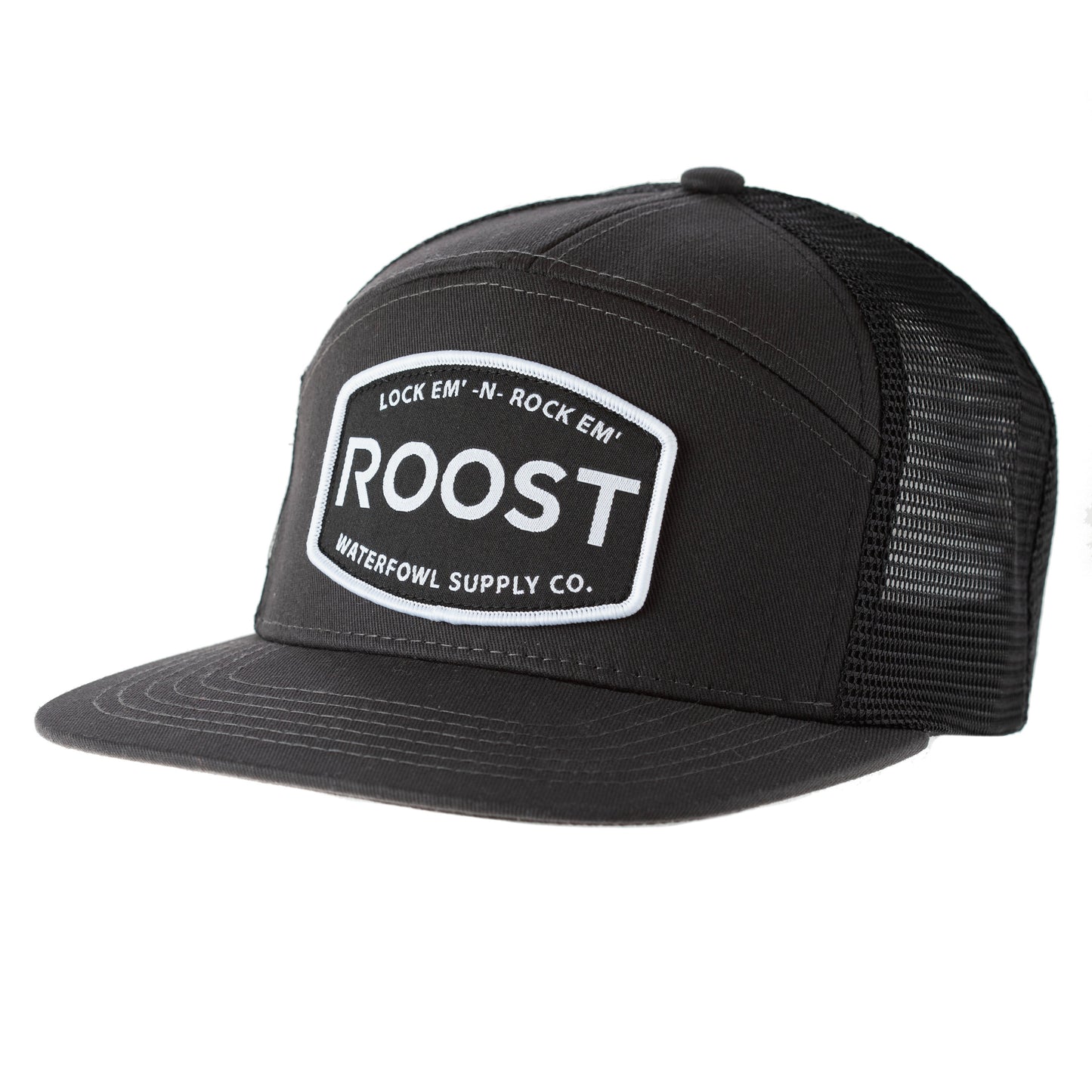 roost 7 panel patch hat