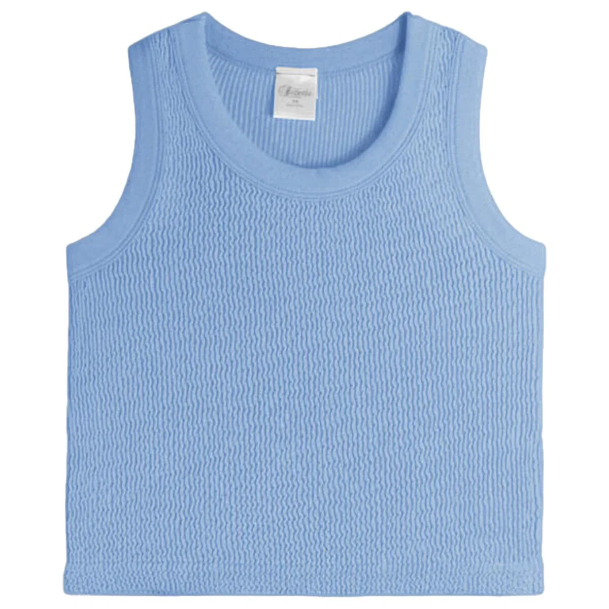 Sleeveless Smocking Tank Top