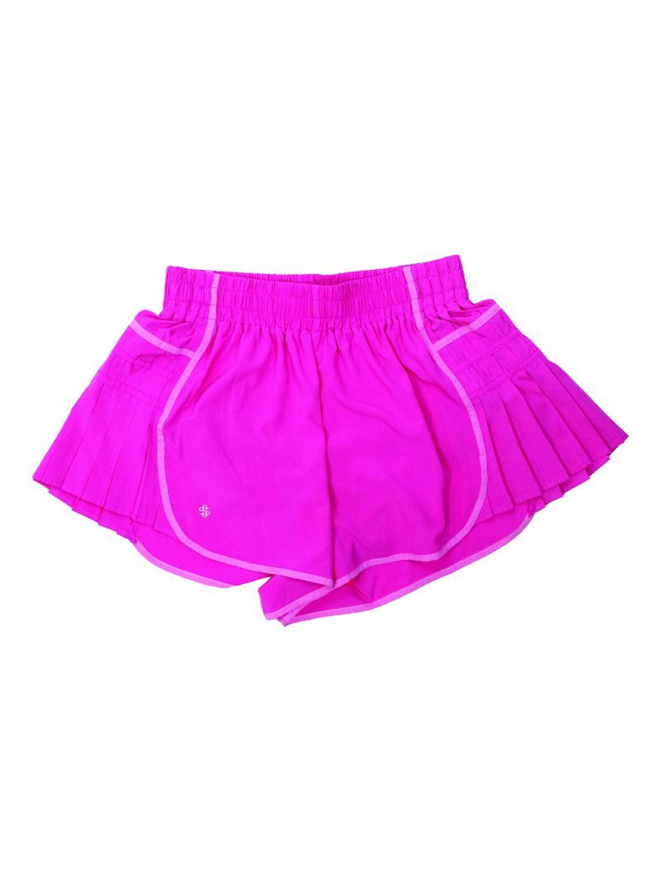 Simply Southern pink pleated shorts