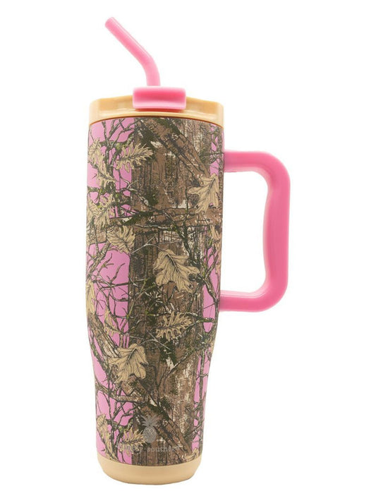 Pink Camo 40oz Tumbler