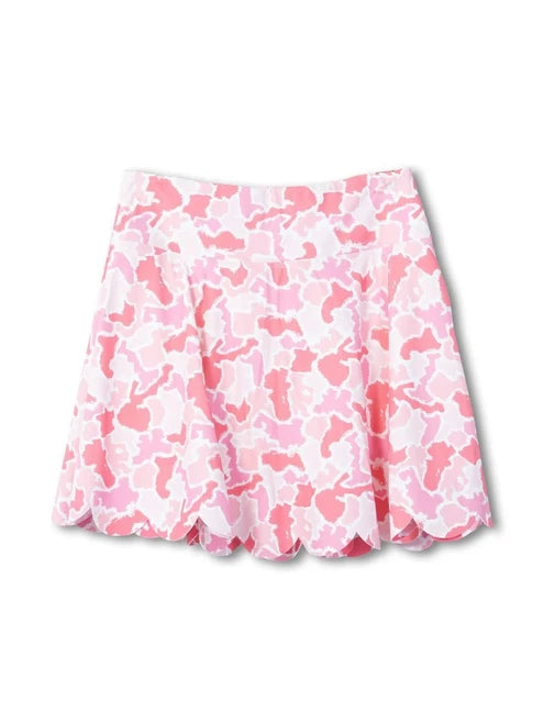 Scalloped Athletic Skirt