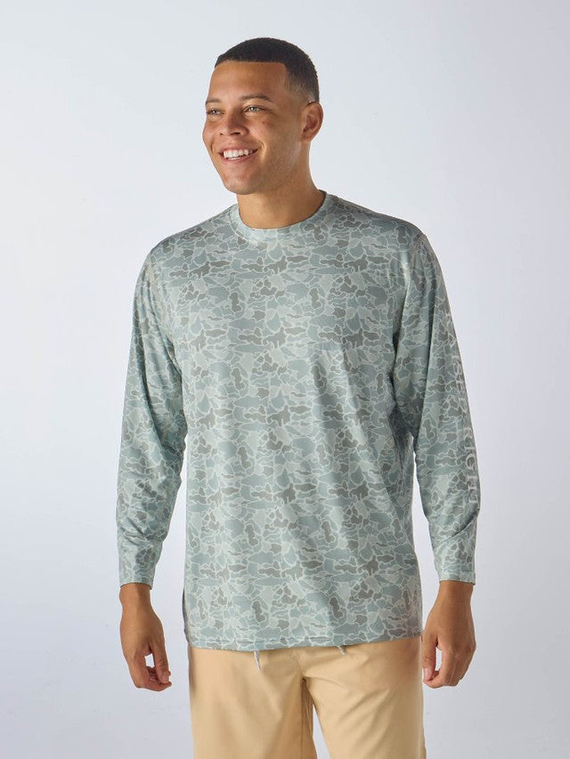 Mens Camo Long Sleeve
