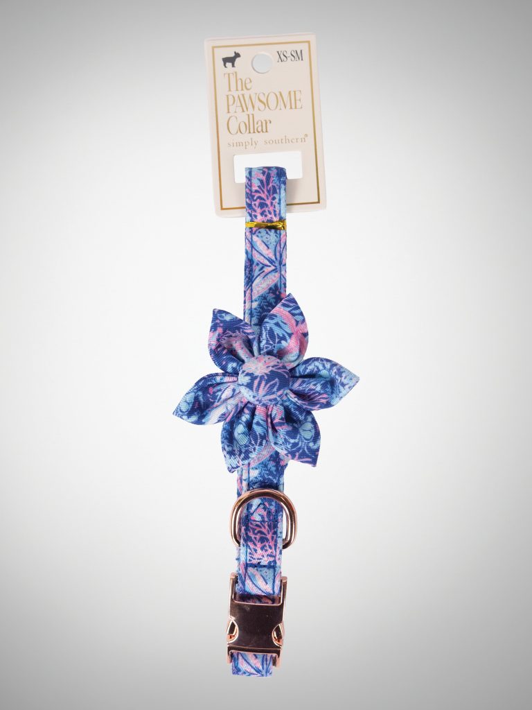 SIMPLY SOUTHERN DOG COLLAR SMALL REEF