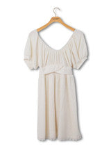 Simply Southern Corded Tie Dress Pearl