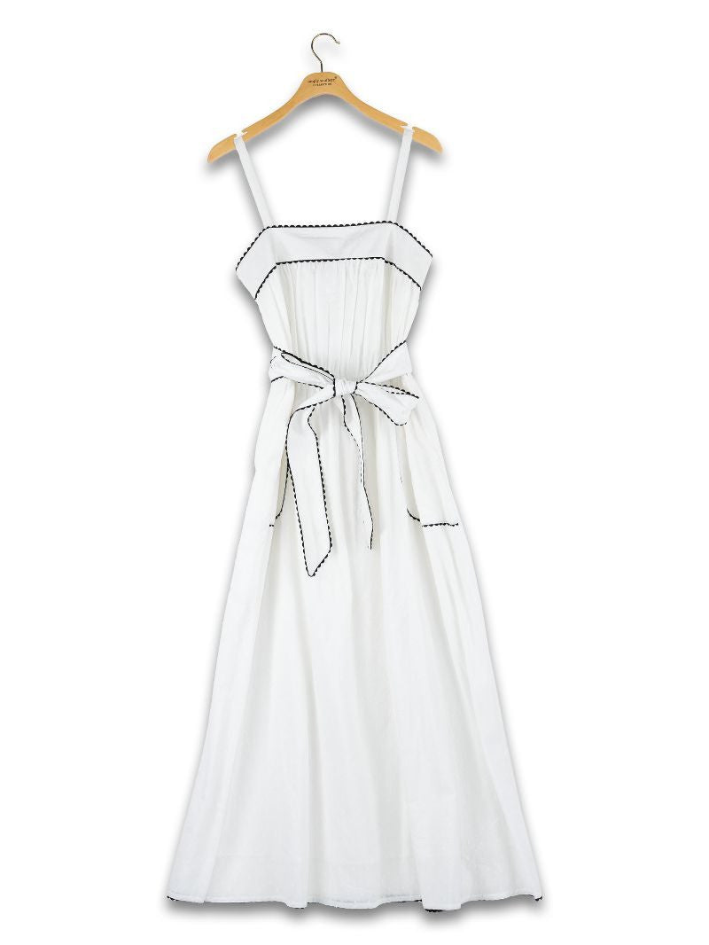 Simply Southern White with Black detailing Dress