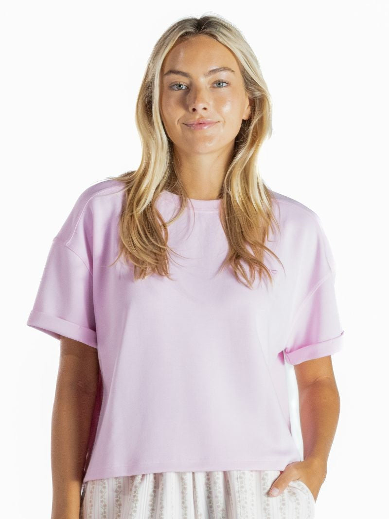 SS Blush Cropped Shirt