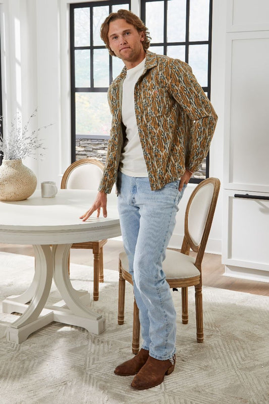 Simply Southern men fleece shacket