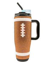 SIMPLY SOUTHERN 40 OUNCE TUMBLER FOOTBALL
