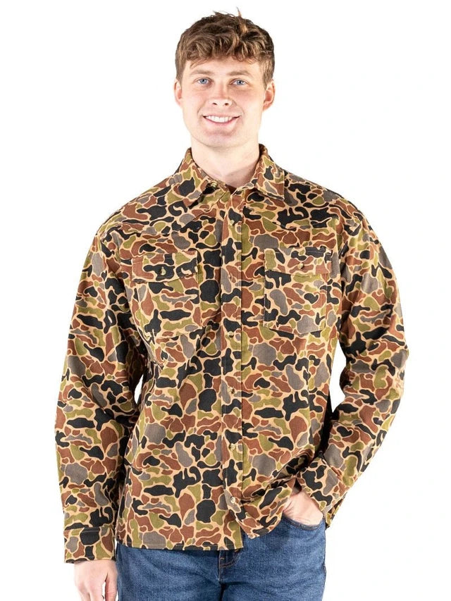 Dark Camo Light Weight Long sleeve T-Shirt