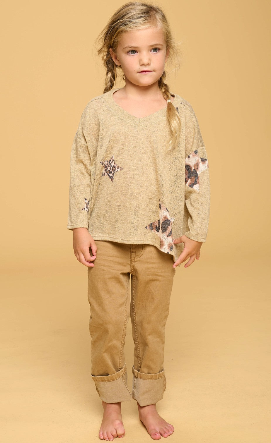 Leopard Star Printed Top