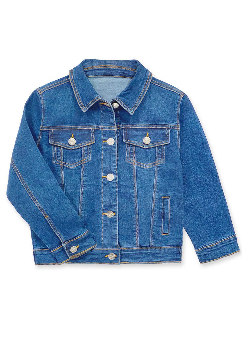 Girls Stretch Denim Jacket